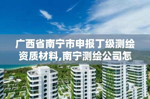 广西省南宁市申报丁级测绘资质材料,南宁测绘公司怎么收费标准