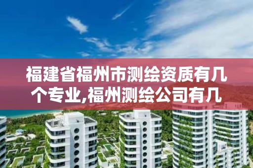 福建省福州市测绘资质有几个专业,福州测绘公司有几家