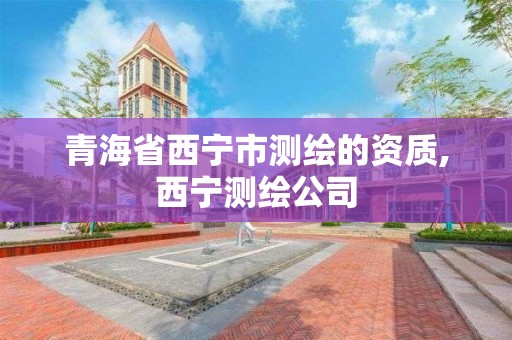 青海省西宁市测绘的资质,西宁测绘公司