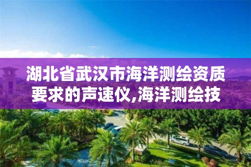 湖北省武汉市海洋测绘资质要求的声速仪,海洋测绘技术平台。