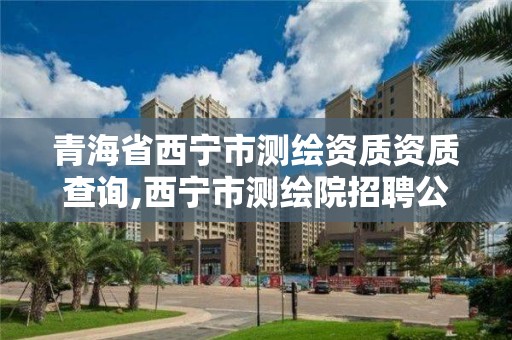 青海省西宁市测绘资质资质查询,西宁市测绘院招聘公示