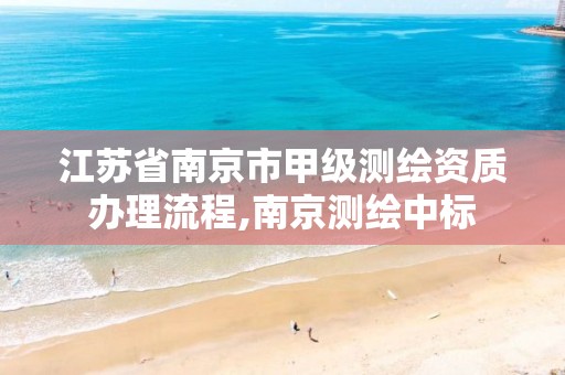 江苏省南京市甲级测绘资质办理流程,南京测绘中标