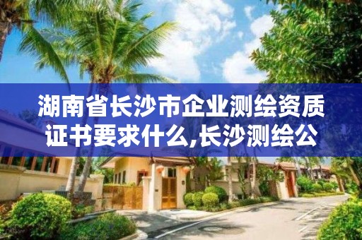 湖南省长沙市企业测绘资质证书要求什么,长沙测绘公司招聘。