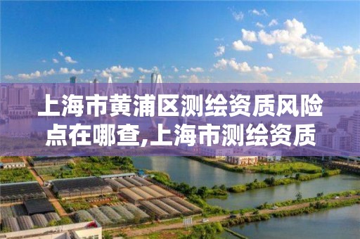 上海市黄浦区测绘资质风险点在哪查,上海市测绘资质单位名单。