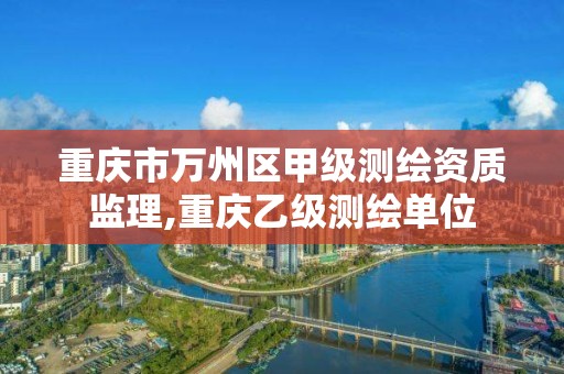 重庆市万州区甲级测绘资质监理,重庆乙级测绘单位