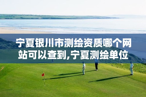 宁夏银川市测绘资质哪个网站可以查到,宁夏测绘单位名录。