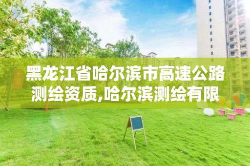 黑龙江省哈尔滨市高速公路测绘资质,哈尔滨测绘有限公司