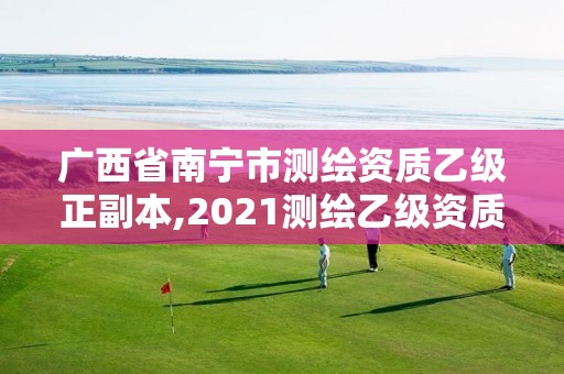 广西省南宁市测绘资质乙级正副本,2021测绘乙级资质要求