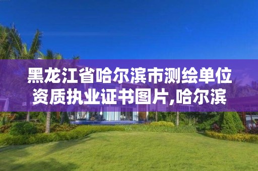 黑龙江省哈尔滨市测绘单位资质执业证书图片,哈尔滨测绘地理信息局。