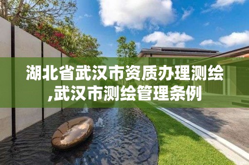 湖北省武汉市资质办理测绘,武汉市测绘管理条例