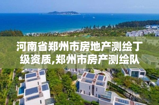 河南省郑州市房地产测绘丁级资质,郑州市房产测绘队。