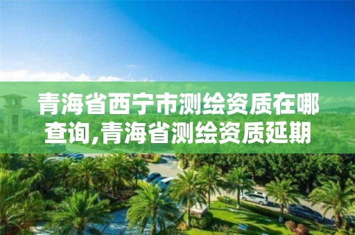 青海省西宁市测绘资质在哪查询,青海省测绘资质延期公告