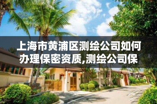 上海市黄浦区测绘公司如何办理保密资质,测绘公司保密管理机构