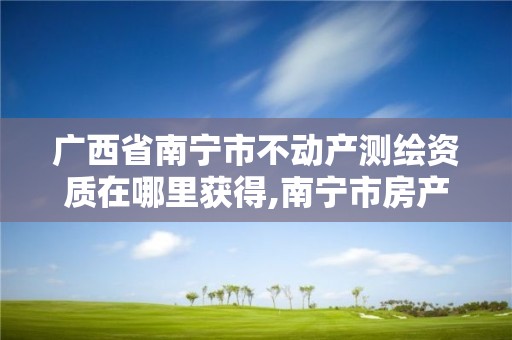 广西省南宁市不动产测绘资质在哪里获得,南宁市房产测绘队。