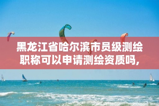 黑龙江省哈尔滨市员级测绘职称可以申请测绘资质吗,测绘师职称等级