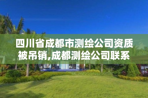 四川省成都市测绘公司资质被吊销,成都测绘公司联系方式