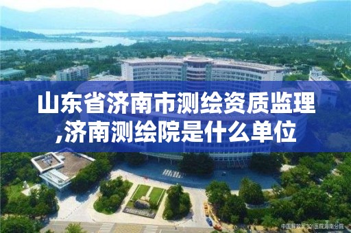 山东省济南市测绘资质监理,济南测绘院是什么单位