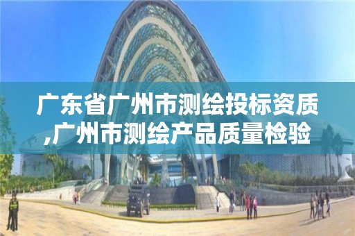 广东省广州市测绘投标资质,广州市测绘产品质量检验中心