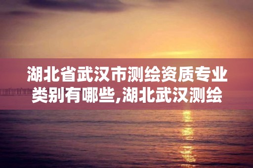 湖北省武汉市测绘资质专业类别有哪些,湖北武汉测绘公司排行榜