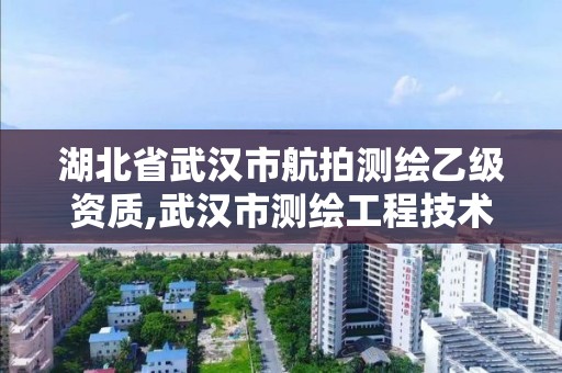 湖北省武汉市航拍测绘乙级资质,武汉市测绘工程技术规定