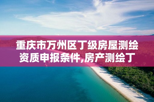 重庆市万州区丁级房屋测绘资质申报条件,房产测绘丁级资质作业限额。