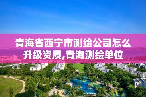 青海省西宁市测绘公司怎么升级资质,青海测绘单位