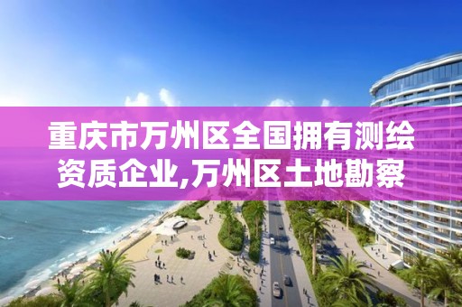 重庆市万州区全国拥有测绘资质企业,万州区土地勘察测绘队