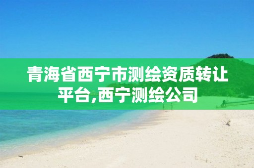 青海省西宁市测绘资质转让平台,西宁测绘公司