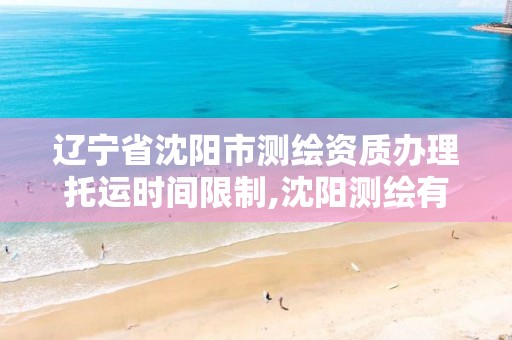 辽宁省沈阳市测绘资质办理托运时间限制,沈阳测绘有限公司