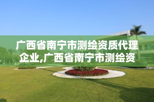 广西省南宁市测绘资质代理企业,广西省南宁市测绘资质代理企业名单