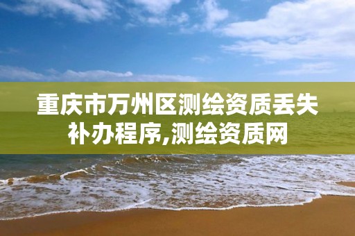 重庆市万州区测绘资质丢失补办程序,测绘资质网