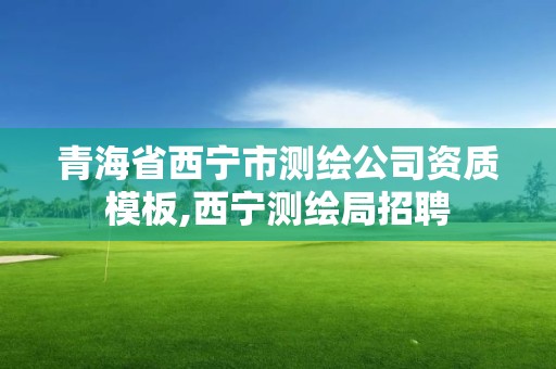 青海省西宁市测绘公司资质模板,西宁测绘局招聘