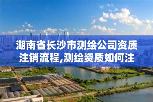 湖南省长沙市测绘公司资质注销流程,测绘资质如何注销