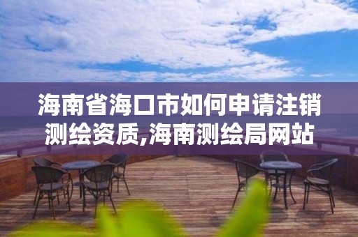 海南省海口市如何申请注销测绘资质,海南测绘局网站