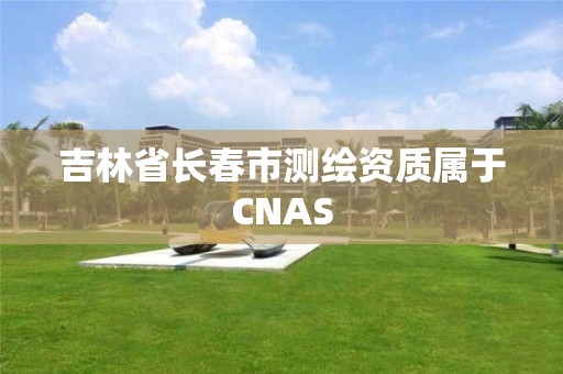 吉林省长春市测绘资质属于CNAS