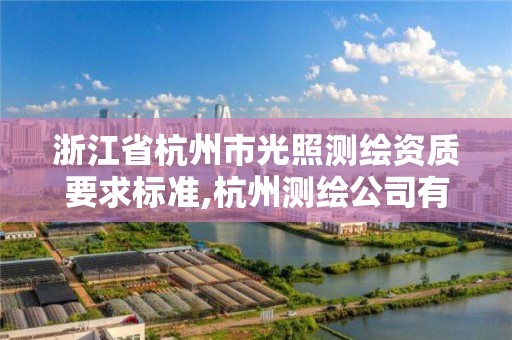 浙江省杭州市光照测绘资质要求标准,杭州测绘公司有哪几家。