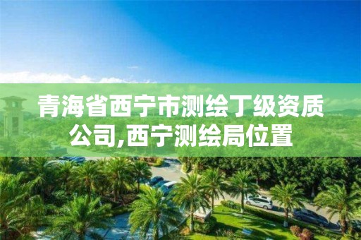 青海省西宁市测绘丁级资质公司,西宁测绘局位置