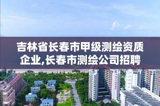 吉林省长春市甲级测绘资质企业,长春市测绘公司招聘