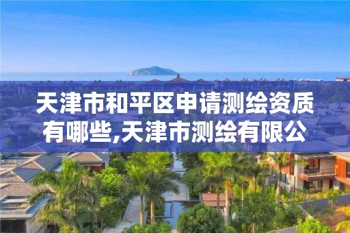 天津市和平区申请测绘资质有哪些,天津市测绘有限公司