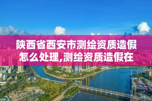 陕西省西安市测绘资质造假怎么处理,测绘资质造假在哪里举报