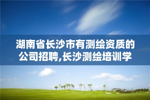 湖南省长沙市有测绘资质的公司招聘,长沙测绘培训学校。