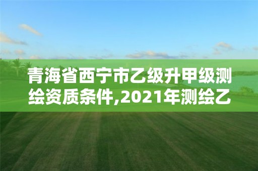 青海省西宁市乙级升甲级测绘资质条件,2021年测绘乙级资质申报条件。