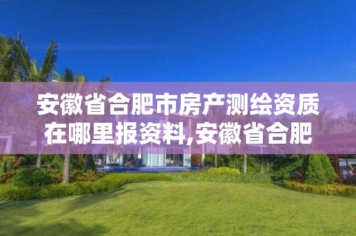 安徽省合肥市房产测绘资质在哪里报资料,安徽省合肥市房产测绘资质在哪里报资料。