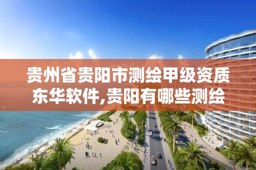 贵州省贵阳市测绘甲级资质东华软件,贵阳有哪些测绘公司