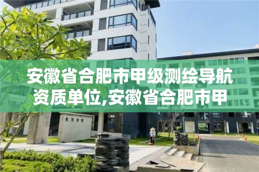 安徽省合肥市甲级测绘导航资质单位,安徽省合肥市甲级测绘导航资质单位有几家。