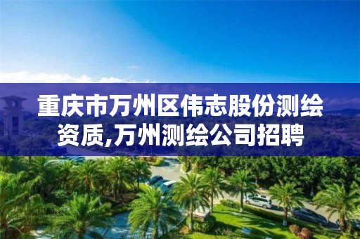 重庆市万州区伟志股份测绘资质,万州测绘公司招聘