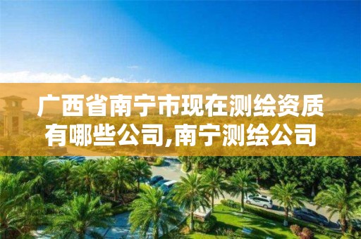 广西省南宁市现在测绘资质有哪些公司,南宁测绘公司联系电话