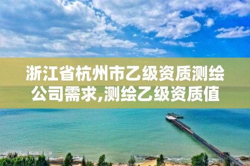 浙江省杭州市乙级资质测绘公司需求,测绘乙级资质值多少钱