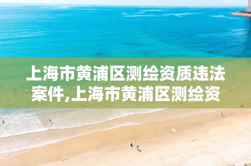 上海市黄浦区测绘资质违法案件,上海市黄浦区测绘资质违法案件有哪些