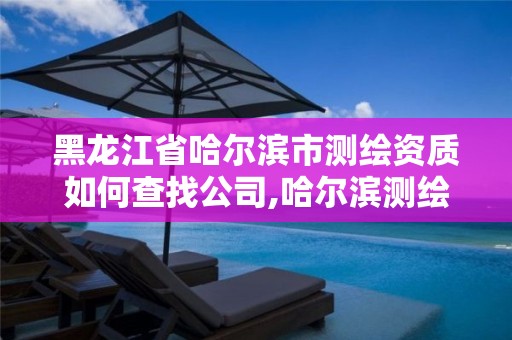 黑龙江省哈尔滨市测绘资质如何查找公司,哈尔滨测绘地理信息局